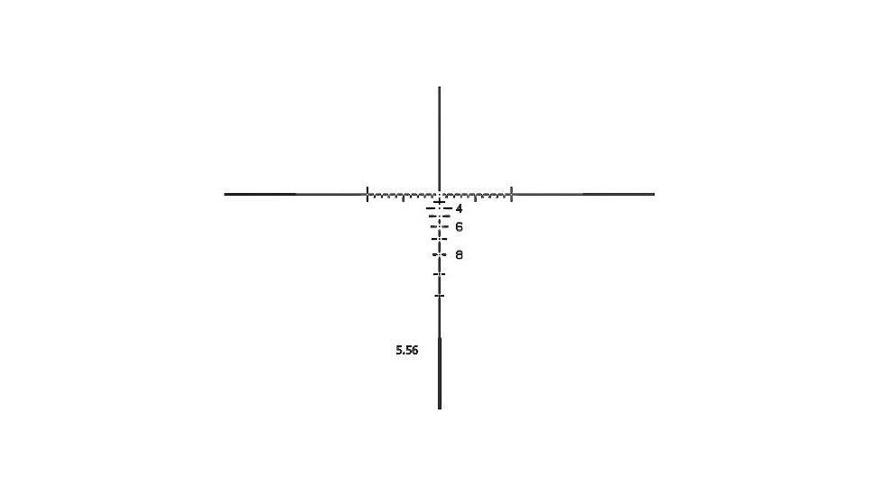 Elcan SpecterTR Rifle Scope Ballistic Reticle w/ Mount, 1x/3x/9x5.56mm, Black, TFOV139-C1