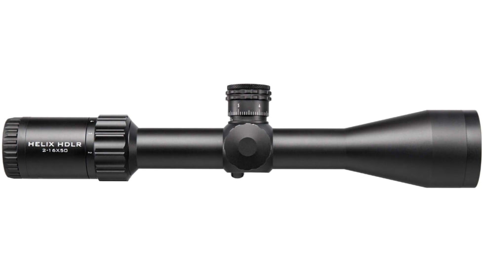 Element Optics Helix Rifle Scope, 2-16x50mm, Second Focal Plane, APR - 1C MRAD Reticle, Illuminated, Matte Black, ELE50053