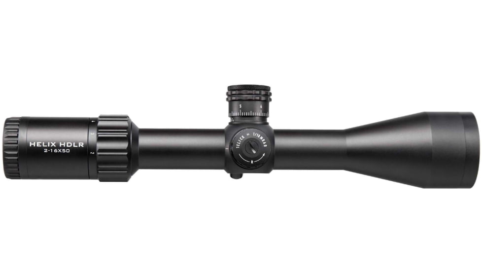Element Optics Helix Rifle Scope, 2-16x50mm, Second Focal Plane, APR - 1C MRAD Reticle, Illuminated, Matte Black, ELE50053