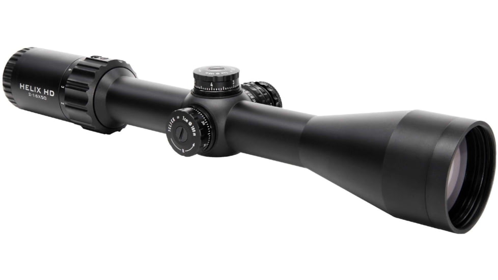 Element Optics Helix Rifle Scope, 2-16x50mm, Second Focal Plane, RAPTR - 1 MRAD Reticle, Illuminated, Matte Black, ELE50052