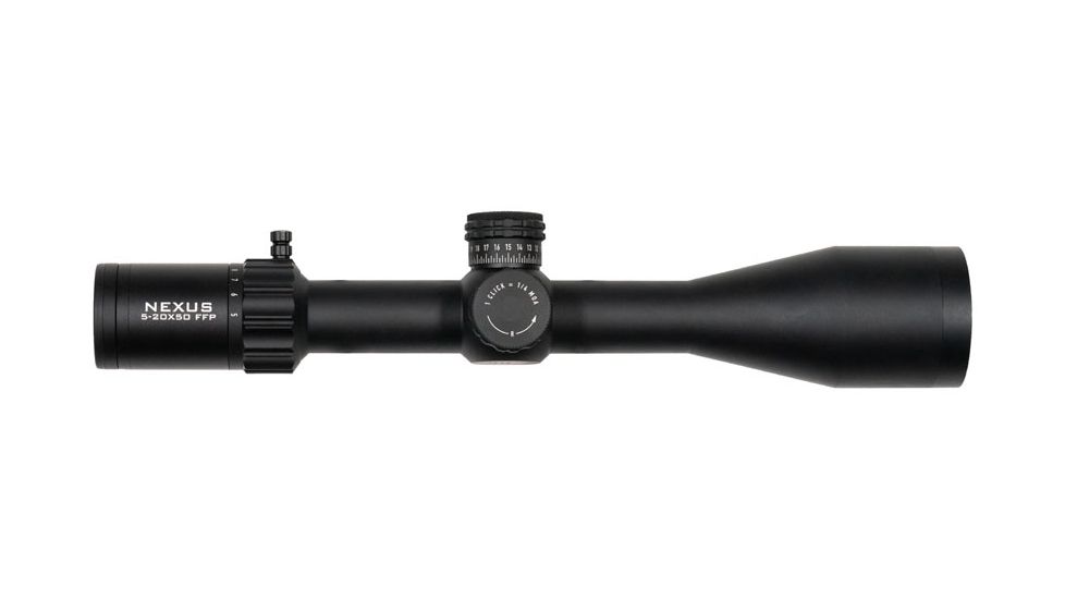 Element Optics Nexus Rifle Scope, 5-20x50mm, 30mm Tube, First Focal Plane, EHR - 1C MOA Reticle, Matte Finish, Black, 50003