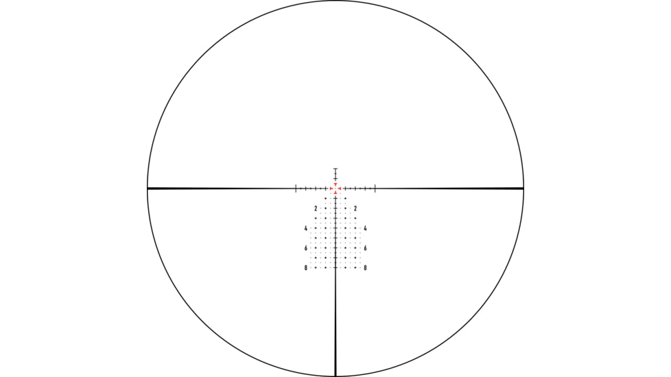 Element Optics Theos 2-10x42mm LPVO 34mm Tube Rifle Scope, First Focal Plane, MPR-1D, Black, ELE50063