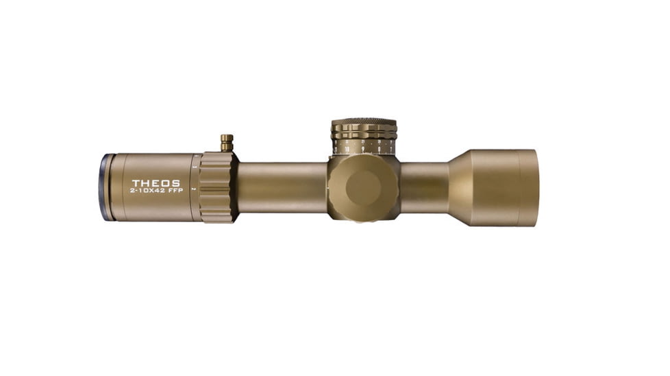 Element Optics Theos 2-10x42mm LPVO 34mm Tube Rifle Scope, First Focal Plane, MPR-1D, Flat Dark Earth, ELE50064