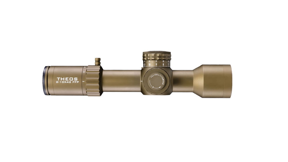 Element Optics Theos 2-10x42mm LPVO 34mm Tube Rifle Scope, First Focal Plane, MPR-1D, Flat Dark Earth, ELE50064