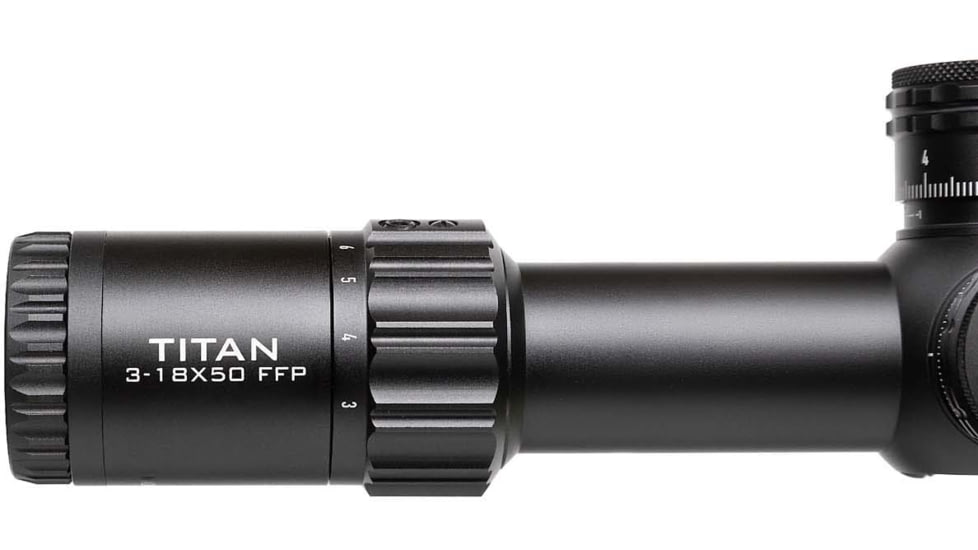 Element Optics Titan Rifle Scope, 3-18x50mm, 34mm Tube, First Focal Plane, APR - 2D Reticle, Matte Black, ELE50024