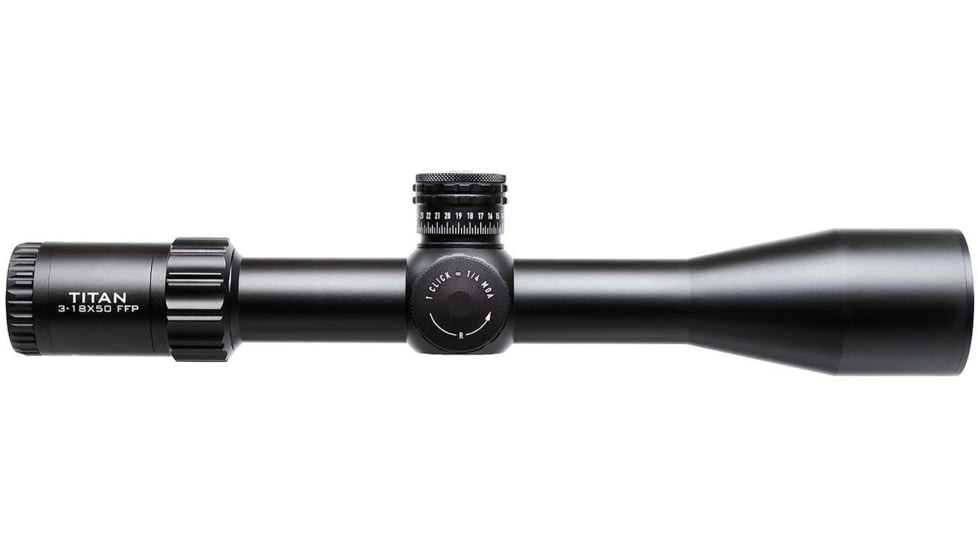 Element Optics Titan Rifle Scope, 3-18x50mm, 34mm Tube, First Focal Plane, APR - 2D Reticle, Matte Black, ELE50024