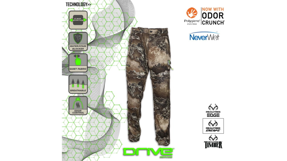 Element Outdoors Drive Series Light Weight Pants - Womens, EXCAPE, LARGE, DS-WLP-L-EX