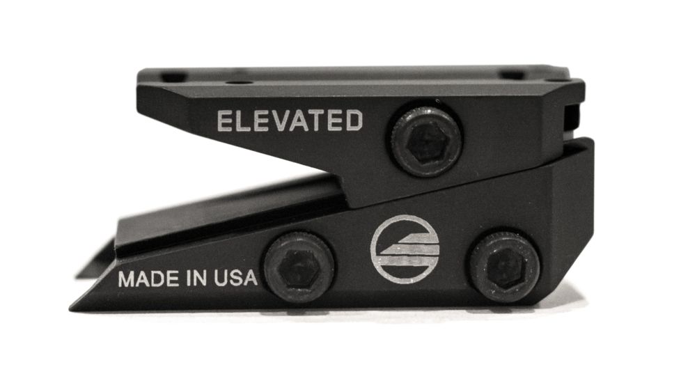 Elevated Technology The Slide Height Adjustable Optic Mount, Black, SLIDE