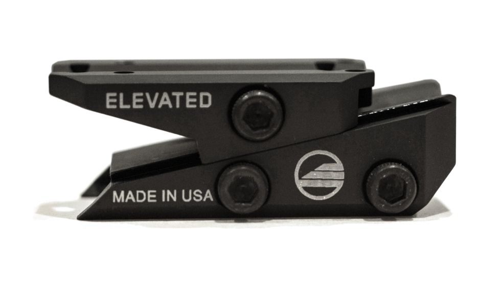 Elevated Technology The Slide Height Adjustable Optic Mount, Black, SLIDE