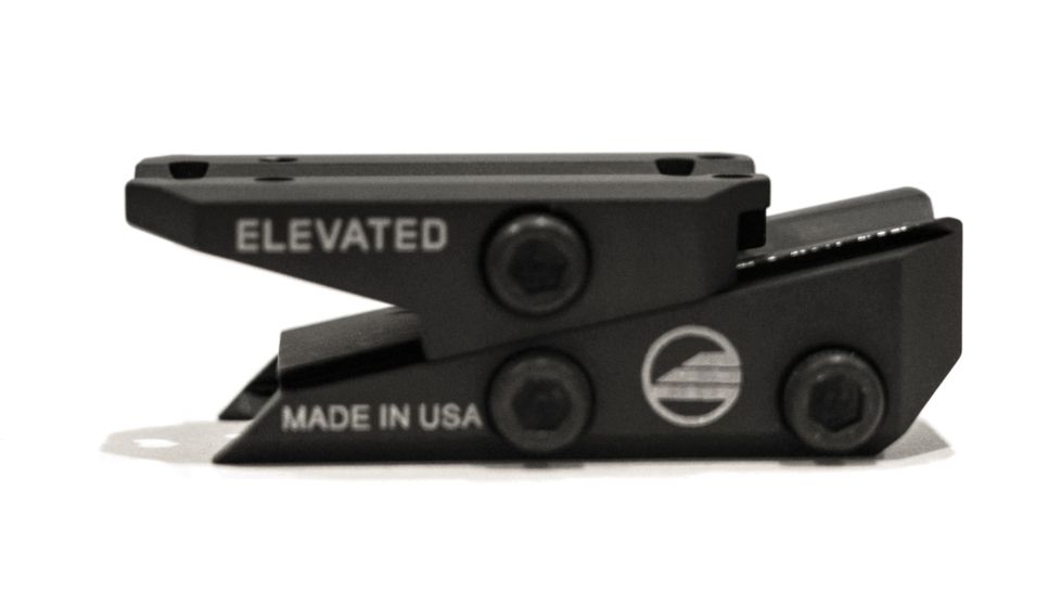 Elevated Technology The Slide Height Adjustable Optic Mount, Black, SLIDE