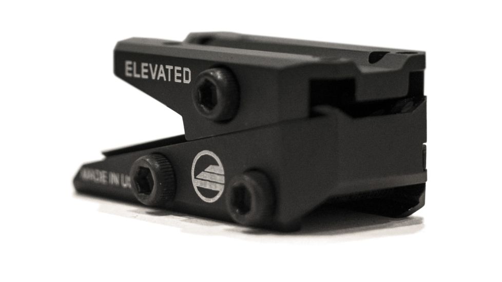 Elevated Technology The Slide Height Adjustable Optic Mount, Black, SLIDE