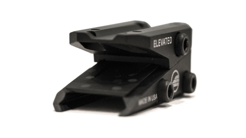 Elevated Technology The Slide Height Adjustable Optic Mount, Black, SLIDE