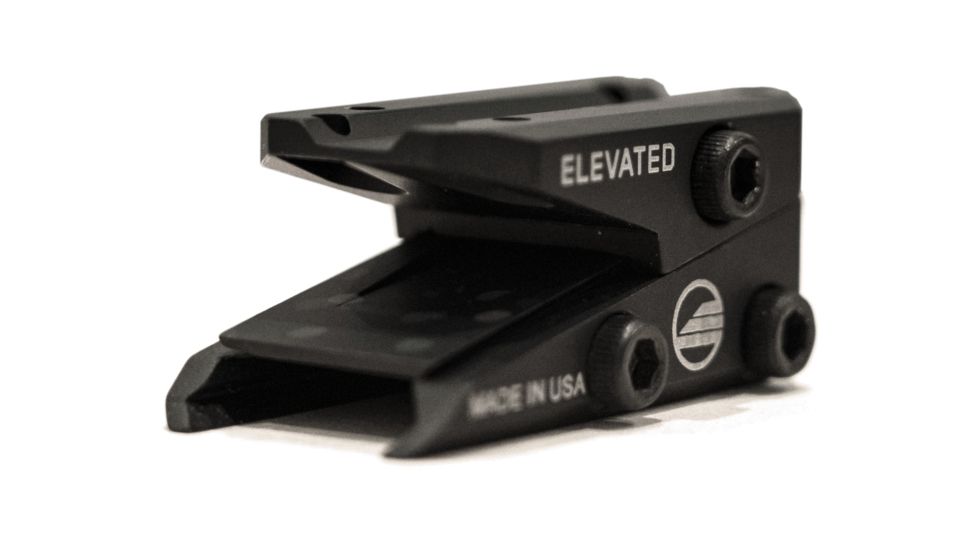 Elevated Technology The Slide Height Adjustable Optic Mount, Black, SLIDE