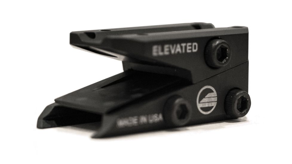 Elevated Technology The Slide Height Adjustable Optic Mount, Black, SLIDE