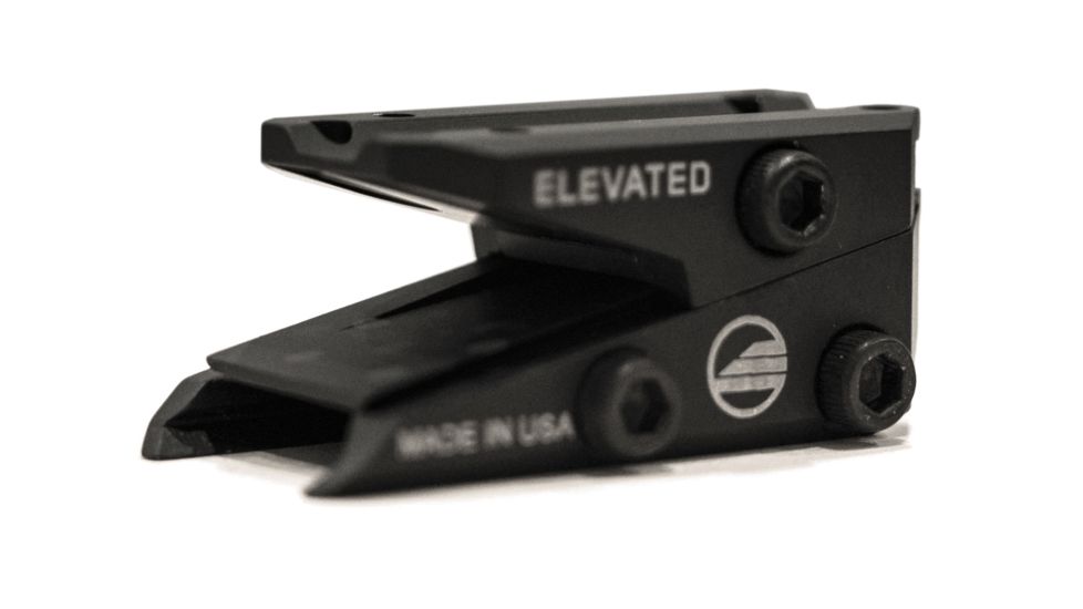 Elevated Technology The Slide Height Adjustable Optic Mount, Black, SLIDE