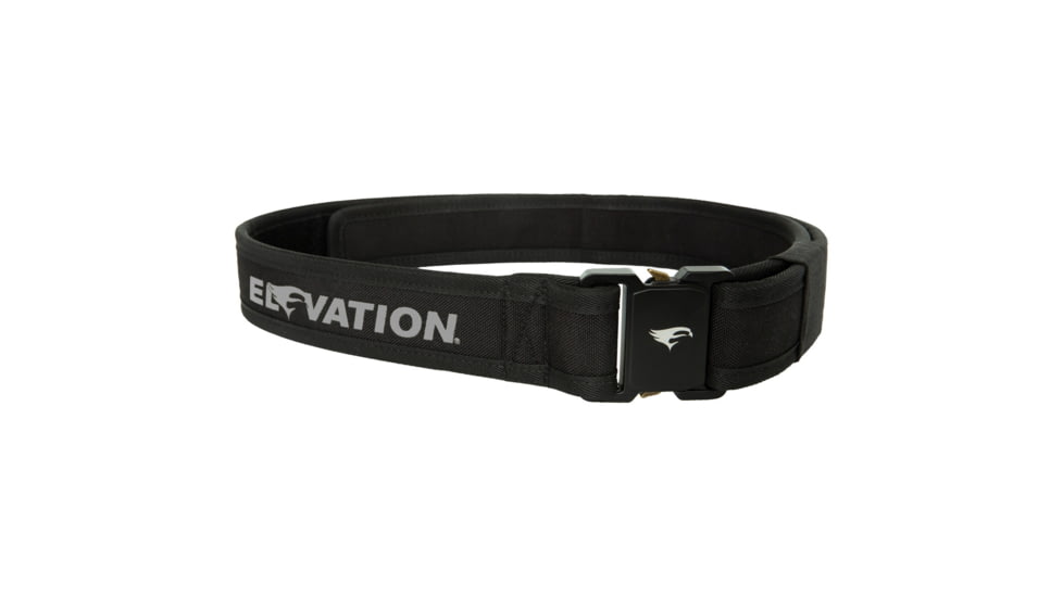 Elevation Premium Quiver Belt, 29-50 in, Black/Silver, 1601832