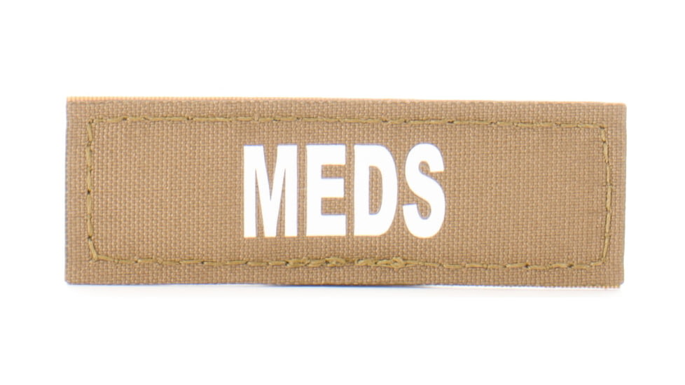 Eleven 10 1x3 Med Name Tape Patch, White Glow - E10-7003-MEDS-CYT/GLO