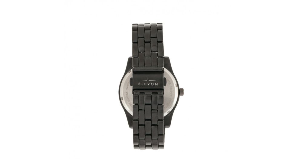 Elevon Garrison Bracelet Watch W/Date, Black, ELE105-6