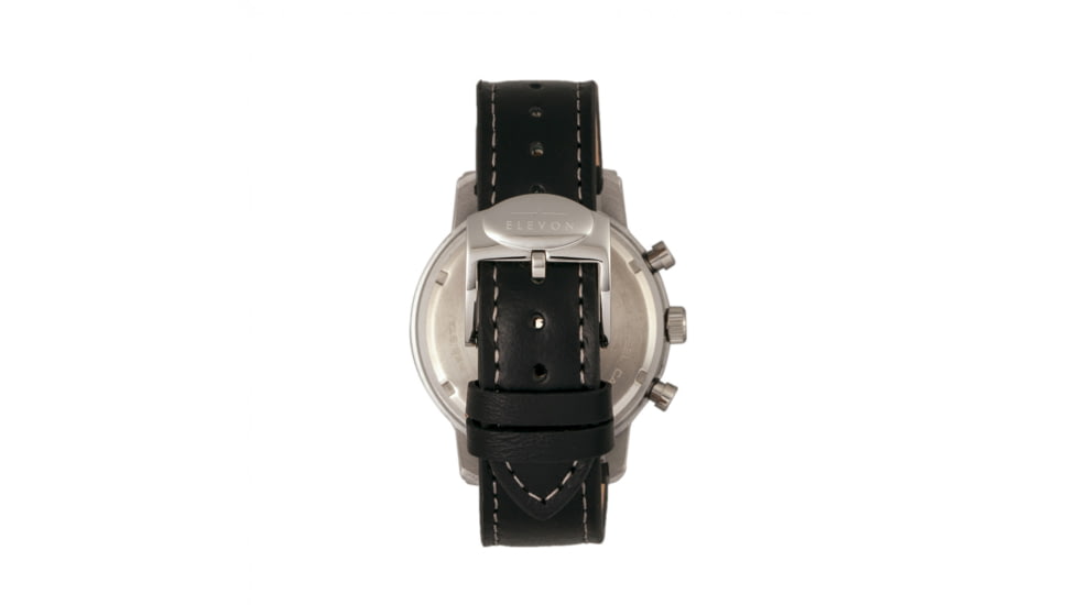 Elevon Langley Chronograph Leather-Band Watch W/ Date, Blue/Black, ELE103-6