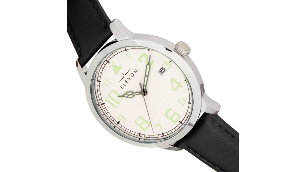 Elevon Sabre Watch w/Date - Mens, White/Black, One Size, ELE121-1