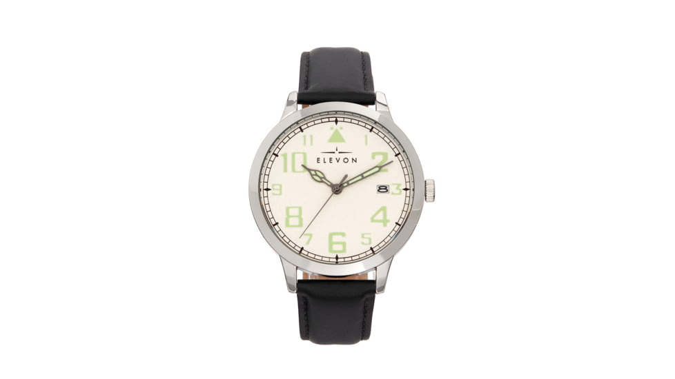 Elevon Sabre Watch w/Date - Mens, White/Black, One Size, ELE121-1