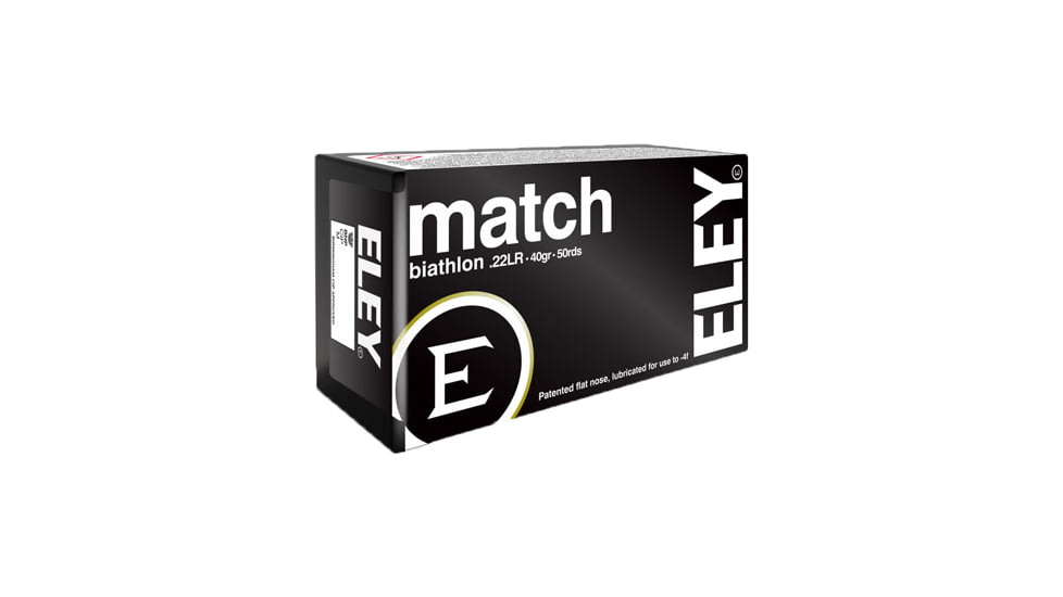 Eley Ammunition Eley Ammo Match Biathlon .22lr 40gr. Eps 50-pack