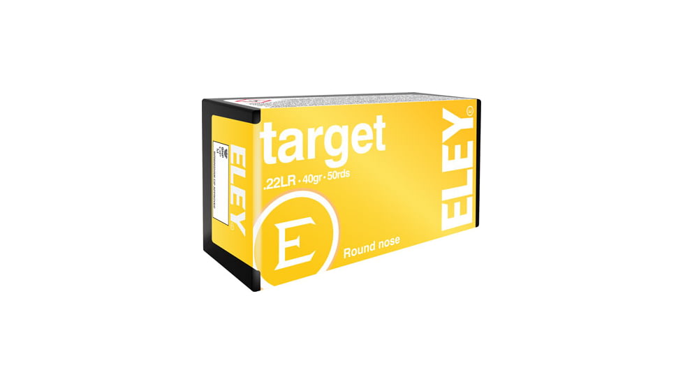 Eley Ammunition Eley Ammo Target .22lr 40gr. Round Nose 50-pack