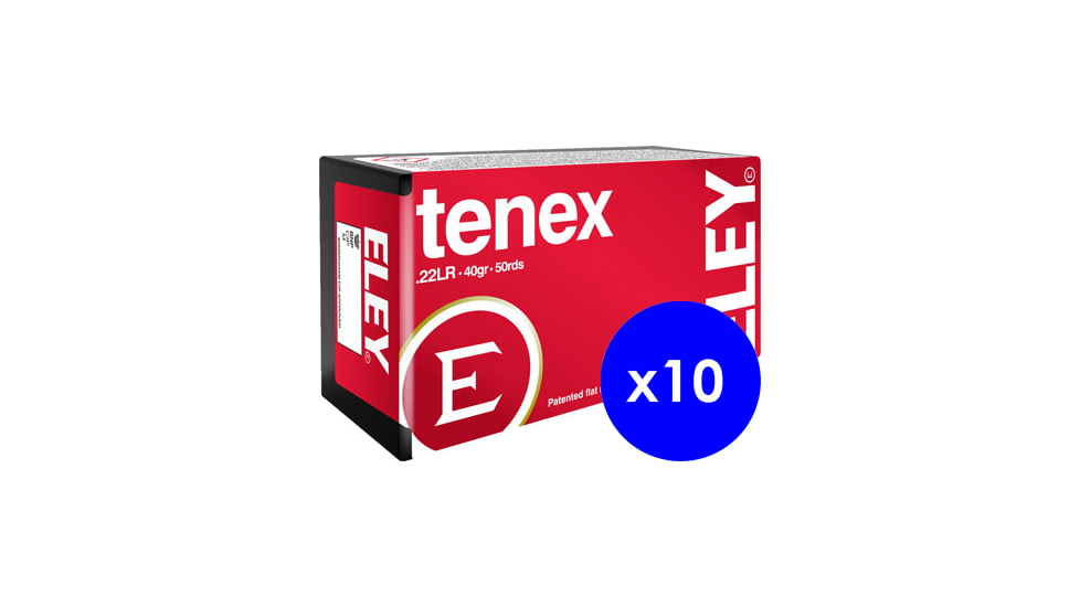 Eley Ammunition Eley Ammo Tenex .22lr 40 grain, 500 Rounds