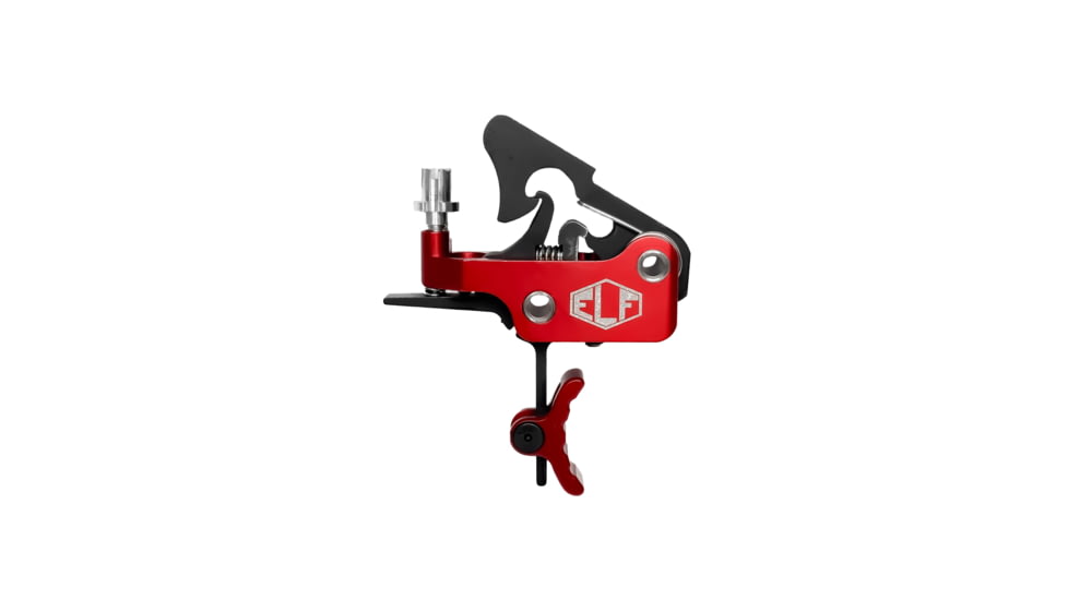 Elftmann Tactical Apex Curved FA Trigger, Red, APEX-R-C-FA