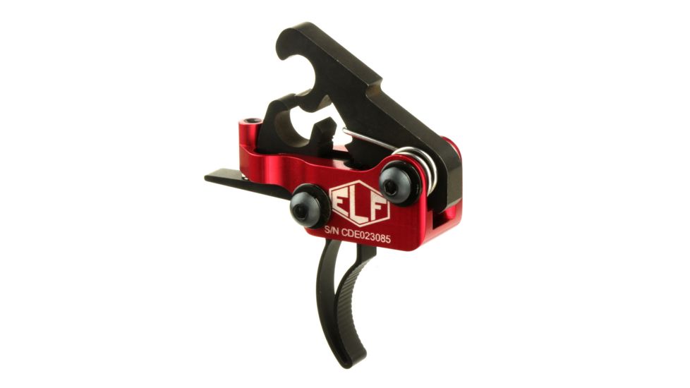Elftmann Tactical Elf Match Pro Trigger with ELF PRO-LOCK Threaded Mounting System, Curved, MATCH PRO-C