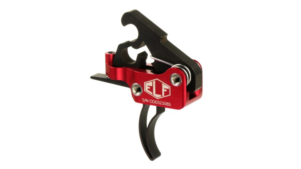 Elftmann Tactical Elf Match Pro Trigger with ELF PRO-LOCK Threaded Mounting System, Curved, MATCH PRO-C