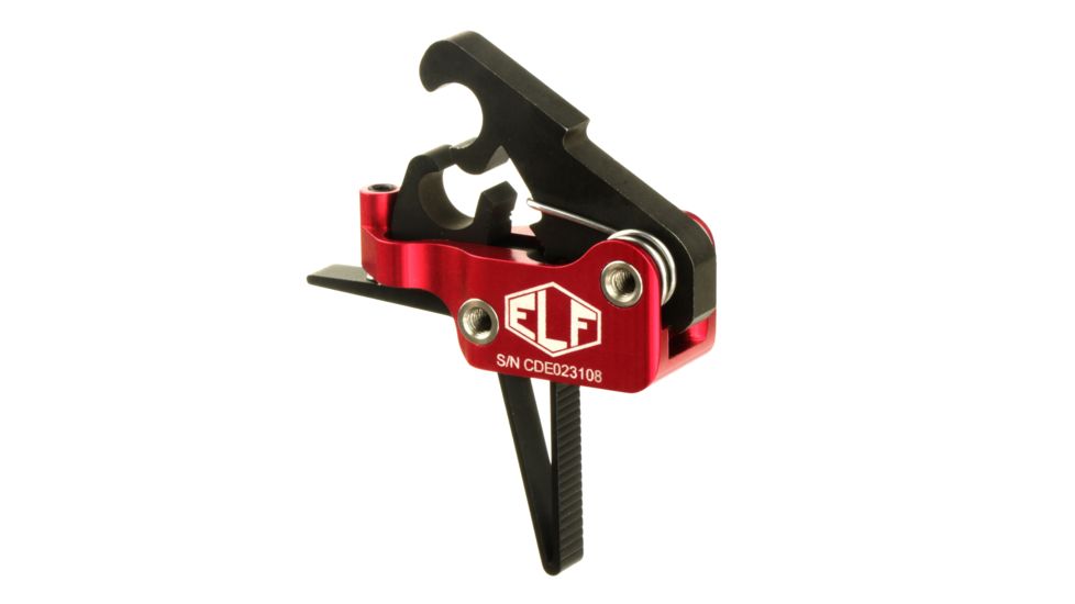 Elftmann Tactical Elf Match Pro Trigger with ELF PRO-LOCK Threaded Mounting System, Straight, MATCH PRO-S