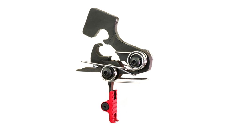 Elftmann Tactical Elf Pro SE Trigger, VR80, Straight Included, Red, VR80 PRO-R