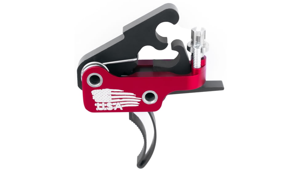 Elftmann Tactical Elftmann AR-10 Trigger, Curved Finger, Adj 2.75-4lbs Pull Weight, AR10-C FA