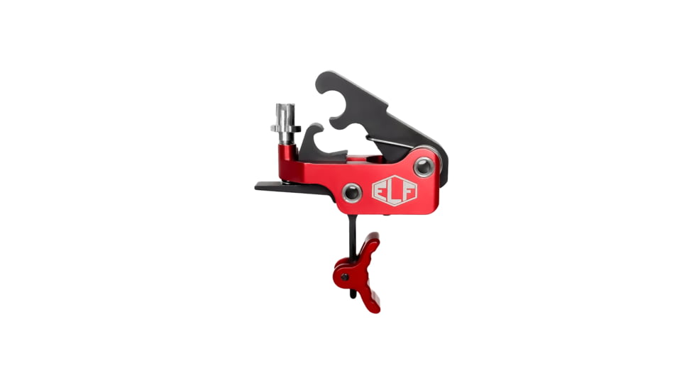 Elftmann Tactical Se Curved FA Trigger, Red, SE-R-C-FA