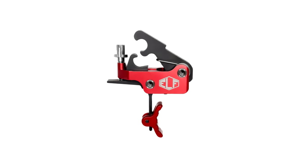 Elftmann Tactical Se Pro Curved FA Trigger, Red, SE-PRO-R-C-FA