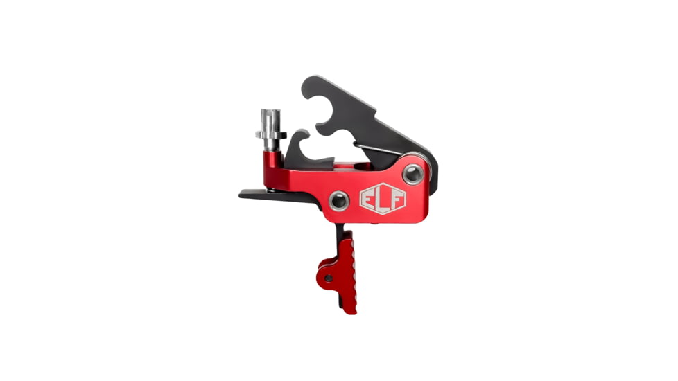 Elftmann Tactical Se Straight FA Trigger, Red, SE-R-S-FA