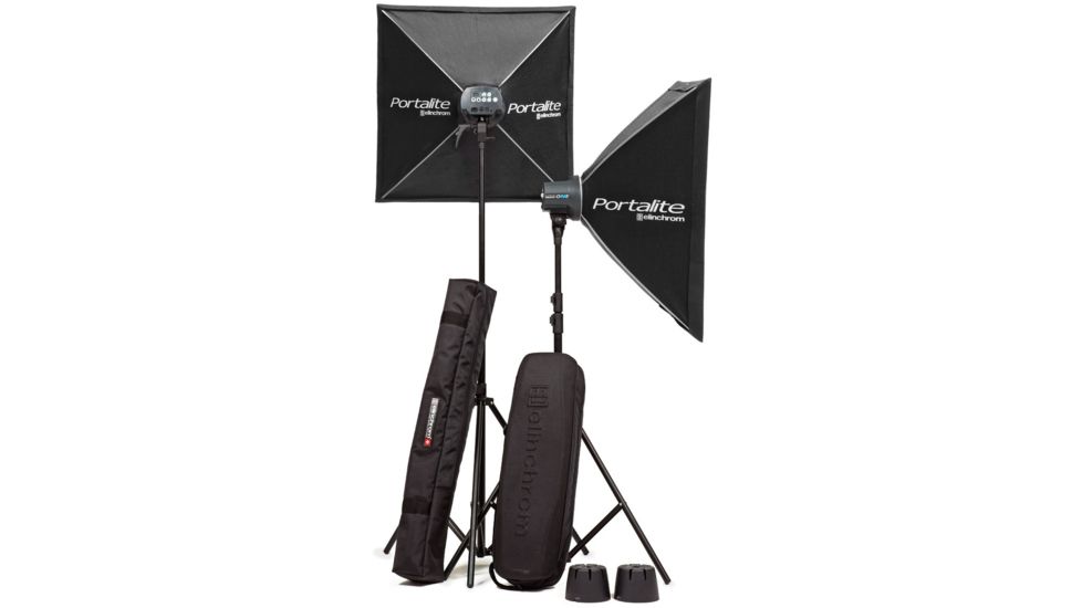 Elinchrom D-Lite RX ONE - 2x Head Portalite To Go Kit EL 20853KIT