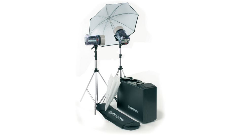Elinchrom Style 600RX/1200RX Kit With Umbr., Refle., Stands And Case EL-20746