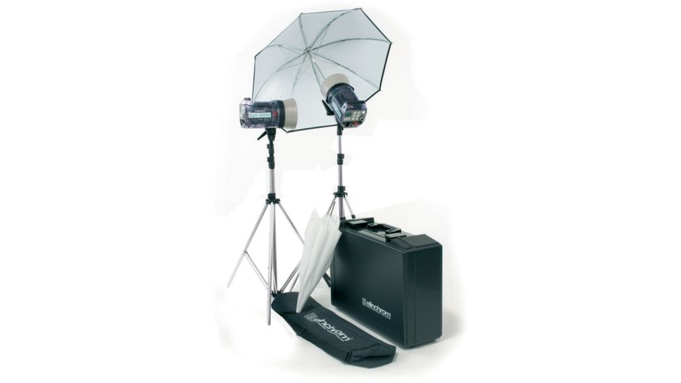 Elinchrom Style 1200rx/1200rx Kit With Umbr., Rflctr., Stands And Case EL 20745