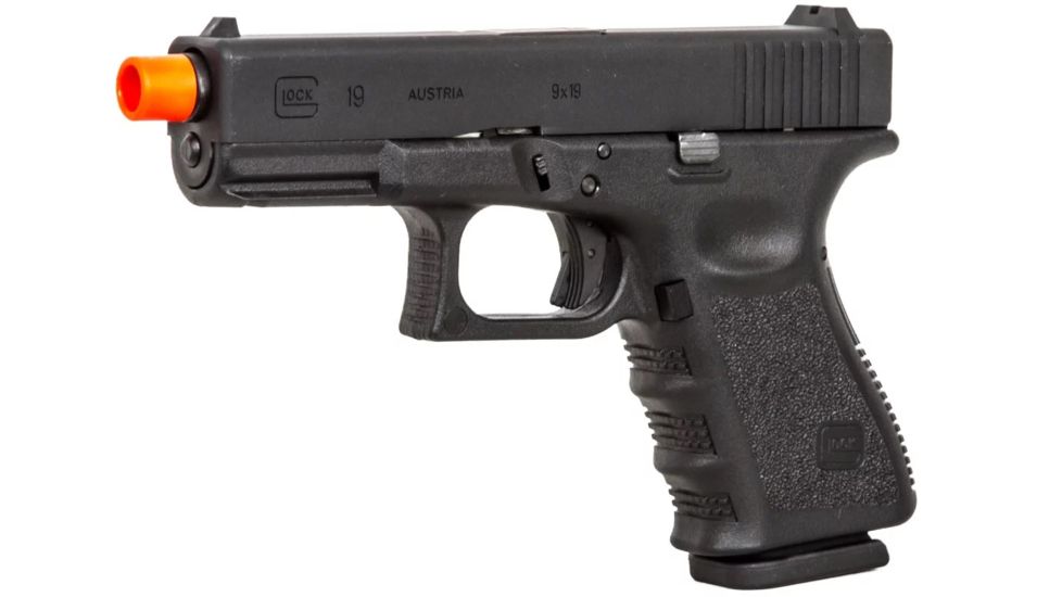 Elite Force Glock 19 Gen 3 Gas Blowback Airsoft Pistol, Black 2276303