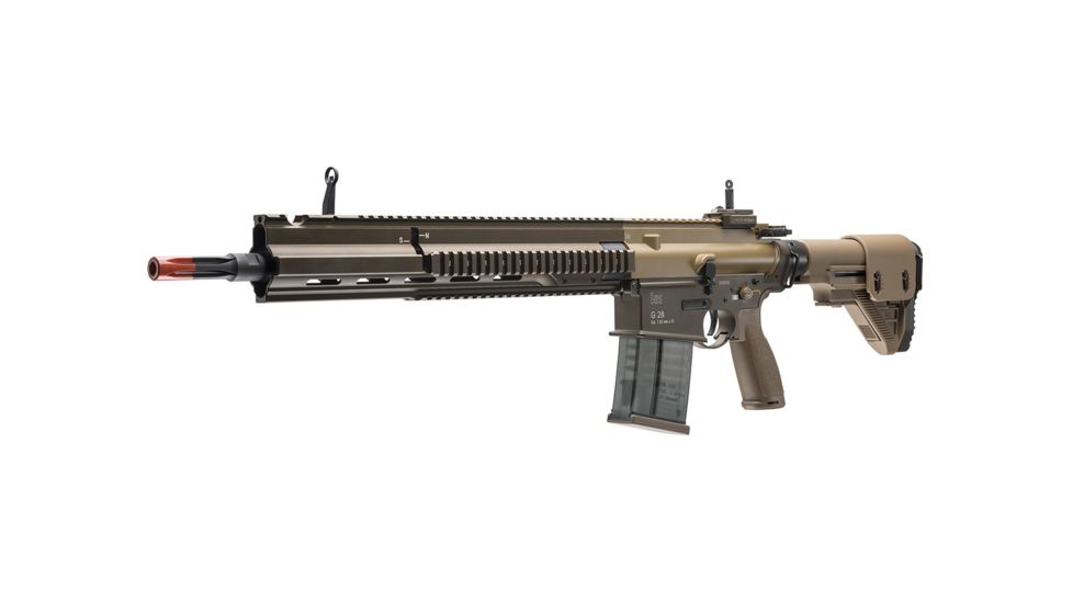 Elite Force HK G28 Airsoft AEG Rifle,6mm,100rd Capacity,LE Brown 2262058