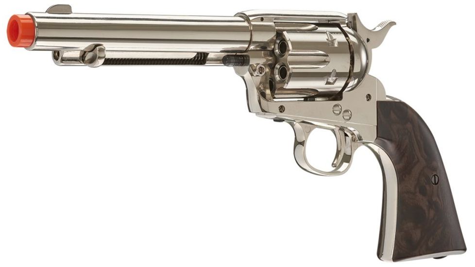 Elite Force Legends Smoke Wagon Airsoft Revolver, Nickel, 2275800