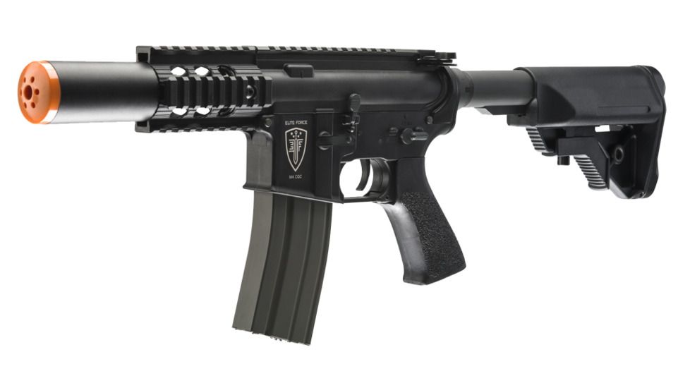 Elite Force M4 CQC Airsoft AEG Rifle,Next Gen 7,Black 2279517