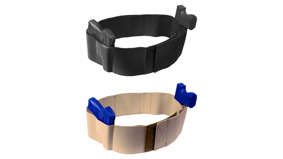 Elite Survival Systems Core-Defender Belly Band Holster, Black, Coyote