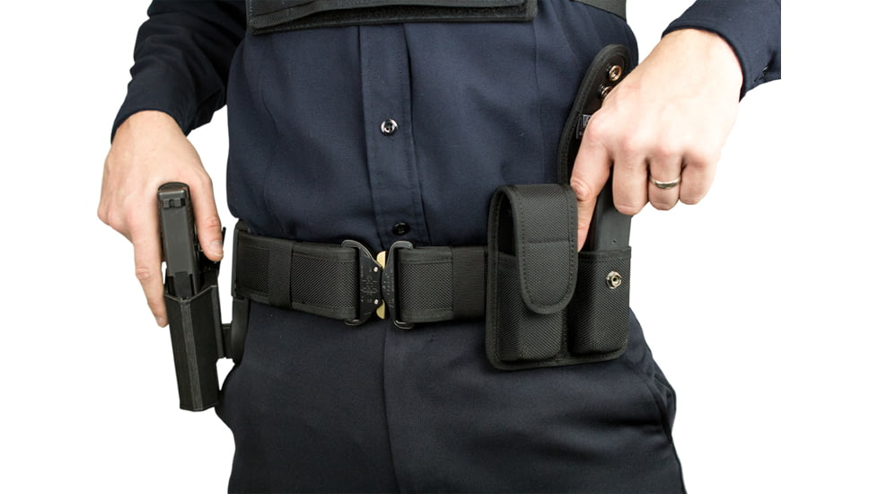 Elite Survival Systems CR Secure Auto-Locking Retention Holster, H&amp;K USP, Low Ride Belt Hanger, Left Hand, Black, CRS-BD-B-USP-LH