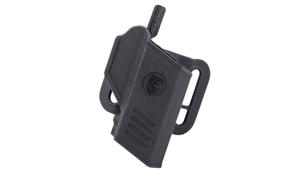 Elite Survival Systems CR Secure Auto-Locking Retention Holster, H&amp;K USP, Low Ride Belt Hanger, Left Hand, Black, CRS-BD-B-USP-LH