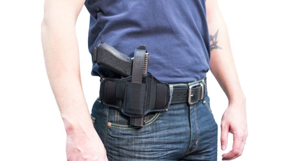 Elite Survival Systems Deep Cover Ultra Concealment Holster, Black, Size 1 7101-1