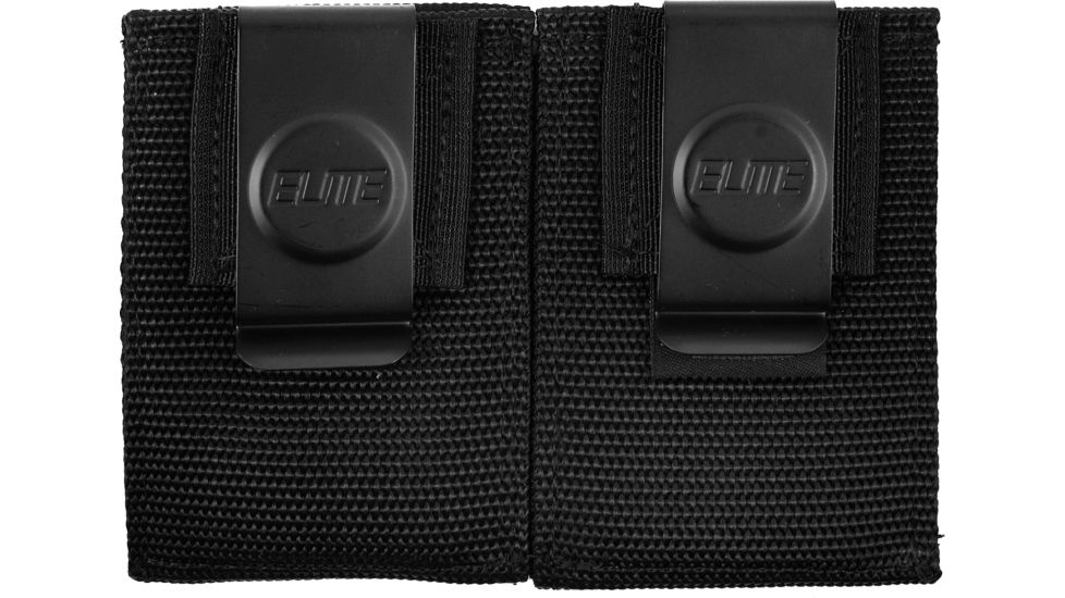 Elite Survival Systems Dual Open Mag Pouch w/Clip for Double Column 9mm/40/45 cal Mag - DOMPL