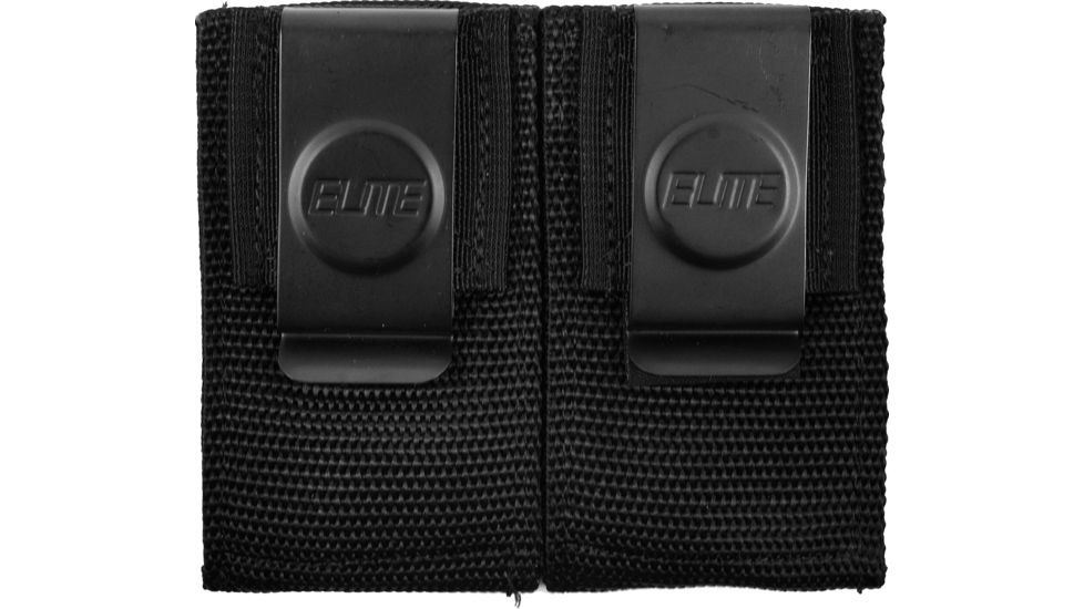 Elite Survival Systems Dual Open Mag Pouch w/Clip for Single Column 9mm/40/45 cal Mag - DOMP 